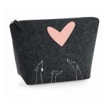 Rose Gold - Felt Accessory Bag